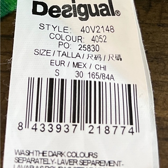 Desigual Funky Sleeveless Green Dress - Picture 8 of 12